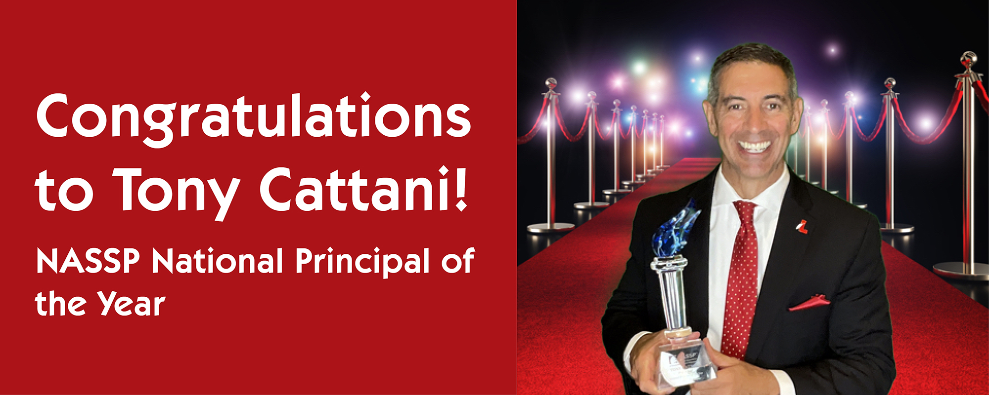 Tony Cattani Named Top Principal in the Nation